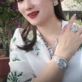 ZOCA Luxury Replica Full Diamond Watch for Woman Quartz Watches for Wrist. 