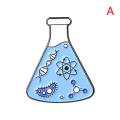 Science Enamel Pin Microscope Beaker Chemical Molecular DNA Brooch Badges. 