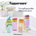 Tupperware Slim Eco Bottle Mini with Strap 310ml/ Tupperware Slim Eco Bottle 1L/ Tupperware Slim Eco Bottle 750ml/ Kids bottle/ Jogging bottle/ Small water bottle/ cute water bottle. 