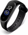 Pack of 2 Black Digital Square Wrist Watch LED Display watch For Men. 