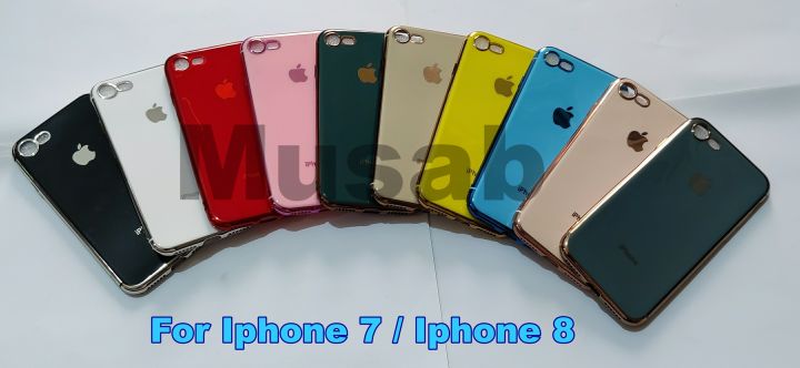 For Apple iPhone 7 / Apple iPhone 8 Back Cover Luxury Shine Soft back Case Full Protection Soft colorful Back Cover Many color options available