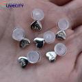 Silicone Earring Backs 6pcs Heart Shape Earring Lifters Silicone Replacements for Droopy Ears Buyers' Favorite Universal Earring Back Replacements. 