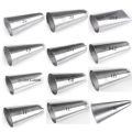 12Pcs cake decoration nozzles 12pcs Cake Piping Nozzle Tools Set Silicone Icing Piping Cream Pastry Bag, Stainless Steel Nozzle Pastry Tips Converter for Dessert Decoration. 