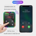 2021 Car Bluetooth 5.0 FM Tran_s_mitter Wireless Handsfree Audio rec_eiver Auto TF U disk MP3 Player 3.1A Dual USB PD Type-C Charge. 