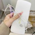 Fashion Women Anti Blue Blocking Glasses Vintage Round Frame Transparent Computer Glasses Luxury Optical Spectacle Eyewear. 