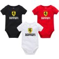 Ferrari Baby Romper Unisex 100% Soft Cotton. 