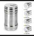 Shaker -  Salt & Pepper Shaker  - Salt & Pepper Shaker Stainless Steel jar (1 pc ). 