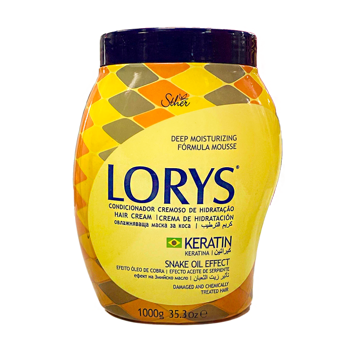 Lorys Keratin Snaake Oil Effect Hair Cream, For Damaged & Clinically Treated Hair, 1000g