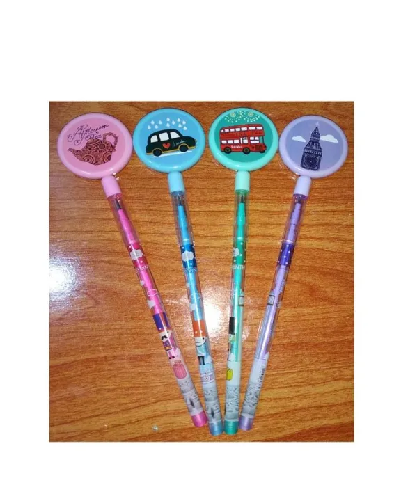 Lantu%20Non%20Sharpening%20Pencil%20(Game)%20Art%20#%20LT-1302%20(4%20Pcs)%20-%20Image%202