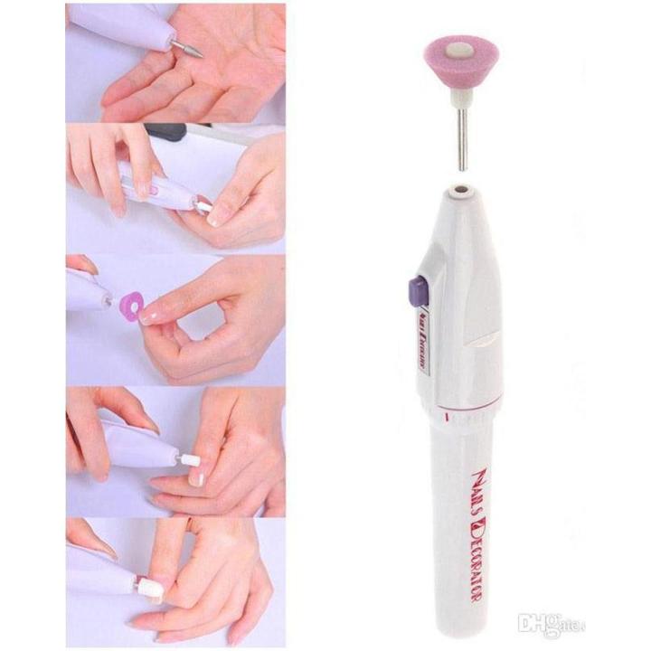 Nail Decorator 5 Interchangeable Tips Nails Manicure Set High Quality