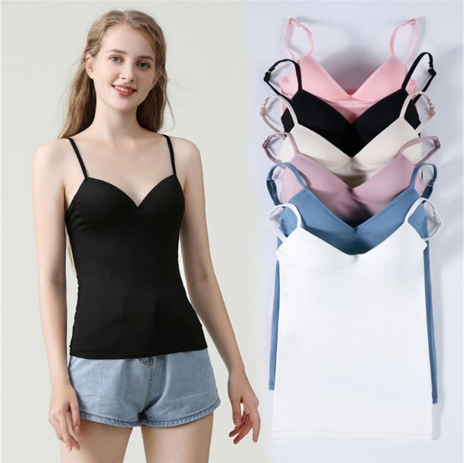 Camisole%20Padded%20Long%20Bra%20Tank%20Top%20Women%20Modal%20Spaghetti%20Solid%20Cami%20Top%20Vest%20Female%20Camisole%20With%20Built%20In%20Bra%20Fitness%20-%20Image%202