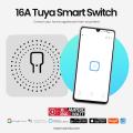 16A Tuya Smart wifi switch 220V 16A you can use for water pump motor lights fan not for heater and geyser Home automation device. 