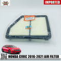 IMPORTED HONDA CIVIC 2016-2021 AIR FILTER 17220-5BA-A00. 
