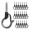 20PCS Q Hanger Hooks Heavy Duty Wall Ceiling Hooks with Safety Buckle. 