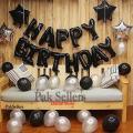 Black & Silver birthday Theme- Best for Birthday Boy / Girl party Decoration. 