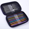 Knitting tools Sweater needles Metal crochet Stainless steel aluminum crochet hooks set 22 sets-KS. 