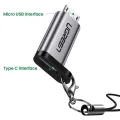 Ugreen USB Type-C Adapter Type C To Micro USB Female To Male Converters For Xiaomi Samsung Charger Data Cable USBC USB C Adapter, DO NOT SUPPORT OTG. 