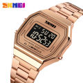 SKMEI New Women Fashion Watches Digital Waterproof Watch Stainless Steel Wristwatches For Women  1647. 