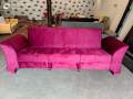 Sofa Combed With Storage 3 Seater Pink Valvet & Custumize Colours Special Offer Available From Customized........ 