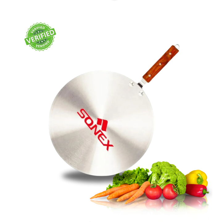 Sonex Premium Tawa – 30cm Metal Finish Flat Pan with Heavy-Gauge ...