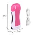 Depilatory Wax Heater Machine Pack Of 3 Wax Deal With Rica Roller Wax And Depilatory Wax Paper Universal Electric Wax Heater For Rica Roller Wax Handy And Safe With Side Window For Wax Control Perfect And Sure Hair Removal Professional Use. 