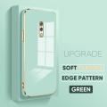 For Realme X Soft Original Square Edge Pattern Casing Plated Phone Shell Luxury Plating Soft Phone Case. 