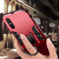 Vantime for Redmi 9A Case Hard Shockproof Stand Holder Cover. 