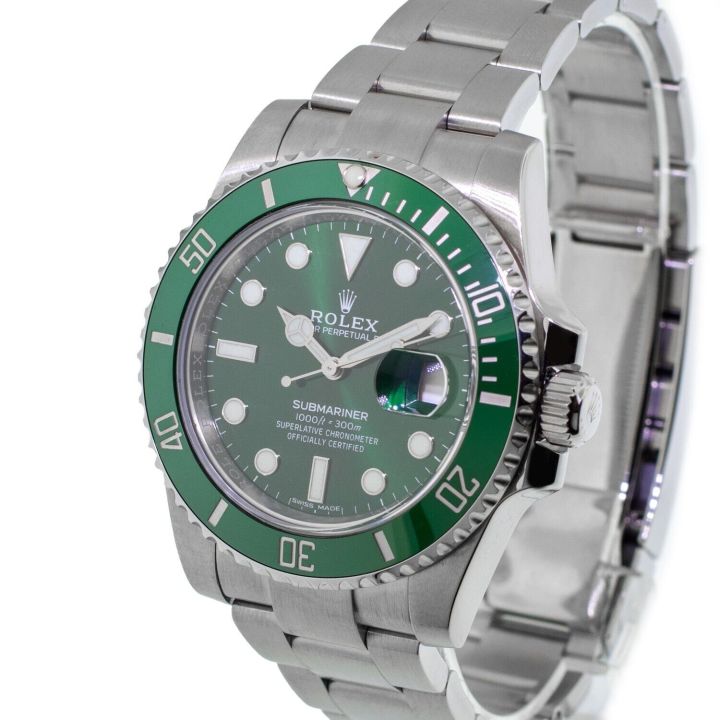 Mna Watche Submariner Watche Date "The Hulk" 40mm Steel Green Dial & Green Bezel 116610LV "Hulk" Green Dial Men's Luxury Watch
