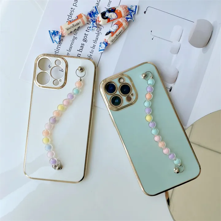 DEL%20for%20Vivo%20Y85%20V9%20Back%20Cover%20with%203D%20Colorful%20Wristband%20Chain%20Fashion%20Bracelet%20Shiny%20Plating%20Phone%20Case%20Soft%20Silicone%20Protective%20Cover%20-%20Image%205