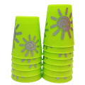 PinShang 12pcs Speed-Stacks Mini Stacking Cup Multi-color Speed Stacking Cup. 