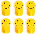Smiley Face emoji / Plane Design (different design) - Wall Hanging Hooks - Kitchen & Bathroom wardrobe Multipurpose Heavy Duty Sticky Wall Hangers Hooks. 