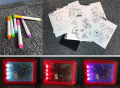Magic Pad, Drawing Pad, Sketch Pad, Writing Pad for Kids. Create Art That Glows, Painting and Learning Tablet for Kids. 