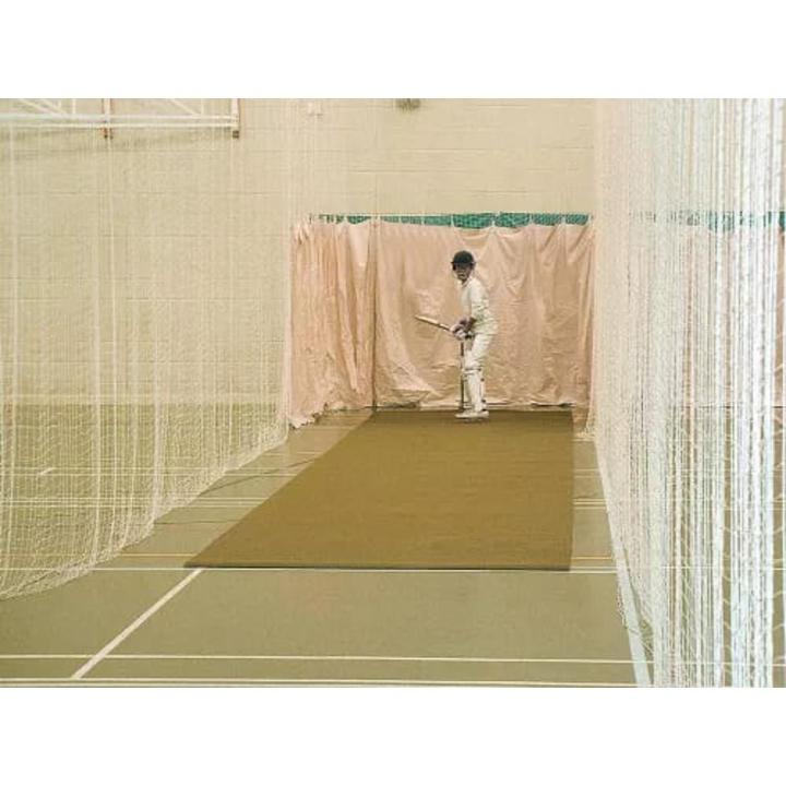 Professional Pre-Cut Mesh in Range of Size, 10 x 60 Cricket Batting Net, Baseball Batting Cage Netting for Pitching Training in The Backyard, Cricket Net for Golf, Baseball and Softball (White)
