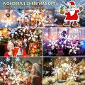 Outdoor Christmas Projector Lamp LED Moving Snowflake Laser Light Party Decor UK. 