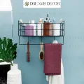 Multipurpose Bathroom Accessories shelf Wall Mounted Organizer Shampoo Storage Rack holder. 