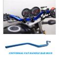 Universal Fat Bar Handle Style for Bike - Blue. 