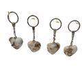Elegant Design 1Pcs Heart Shape Beautiful Unique Seashells Key Chain Best For Personal Grooming One Piece. 