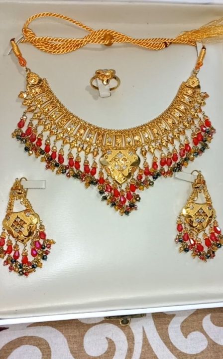 Gold%20plated%20Necklace%20set%2024k%20gold%20plated,%20New%20design%20women%20jewellery,%20Gold%20plated%20jewelry%20set,fashion%20jewellery%20-%20Image%205