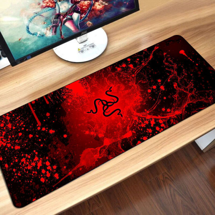 Razer%20Large%20Gaming%20Mouse%20Pad%20Thick%20Non%20Slip%20Rubber%20Base%20Mouse%20pad%20Mice%20Smooth%20Cloth%20Mouse%20Pads%20for%20Computers%20-%20Image%204