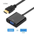 1080P HDMI To VGA Adapter Video Cable HDMI Male To VGA Female Analog Digital Converter for PS4 Laptop TV Adapter 3.0. 