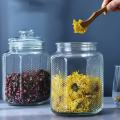 Glass Jar - 2200ml Big Size Tea Coffee & Grocery Jar - Food Storage Containers - Mason Jars - Jars for Kitchen - Sugar Container Pickle jar for Cookie with Airtight for Dried Masala - Kitchen & Dining Kitchen Storage & Accessories Kitchen Canisters & Jars. 
