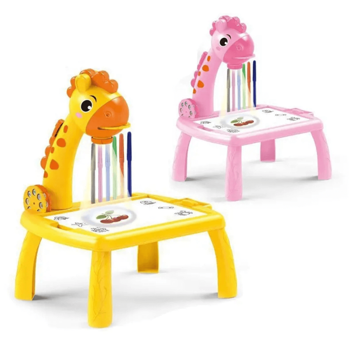Kids Painting Board Desk Arts And Crafts Projection Educational ...
