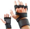 New Ventilated Weight Lifting Workout Gloves with Built-in Wrist Wraps for Men and Women - Great for Gym Fitness, Cross Training, Hand Support & Weightlifting.. 