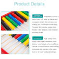 Log Color Bead Counting Frame Children'S Toys Abacus Rack Mong'S Early Education Beads Ten Wooden Puzzle Rack Tissue Boxes. 