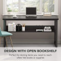 Office working table computer workstations laptop Table Desktop Table With Book Shelf Office Desk Book Shelf Laptop Table Computer Table Study Table Writing Table Home Table 48. 