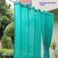 Green Shade Curtin Net with big rings, High quality,Shading Rate 90%-95%,Used for Garden, Balconies,Playgrounds, Swimming pool.The Green Shade Net reduces temperatures by up to 8 degrees.. 