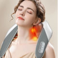 Neck and Shoulder Massager with Heat, Portable Massage Pillow, Shiatsu Back Shoulder and Neck Massager with Heat, 5D Kneading Neck Massager, for Pain Relief Deep Tissue. 