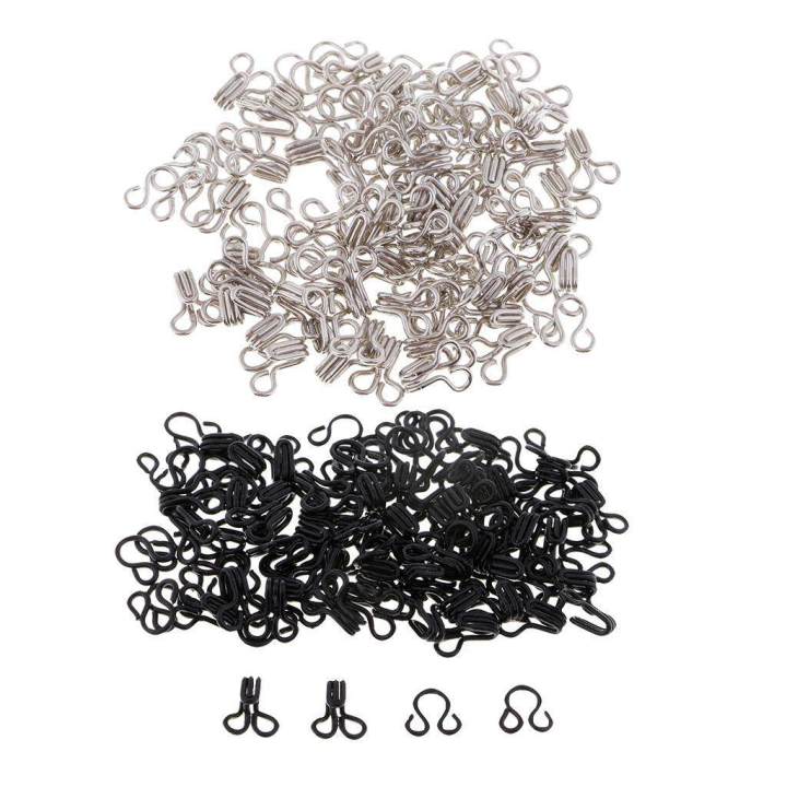 5x50%20Set%20Sewing%20Hooks%20and%20Eyes%20Closure%20for%20Bra%20Clothing%20Dress%20Fasteners%20Black%20-%20Image%207