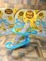 Small Ducks Climbing Toys - Electric Ducks Chasing Race Track Game Set - Playful Roller Coaster Toy with 3 Ducks LED Flashing Lights & Music Button - Fun Duck Stair Climbing Toy for Toddlers and Kids. 