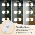 Vanity Light LED Bulbs for Makeup Mirror Stand | 10 Bulbs with 3 Light Modes. 